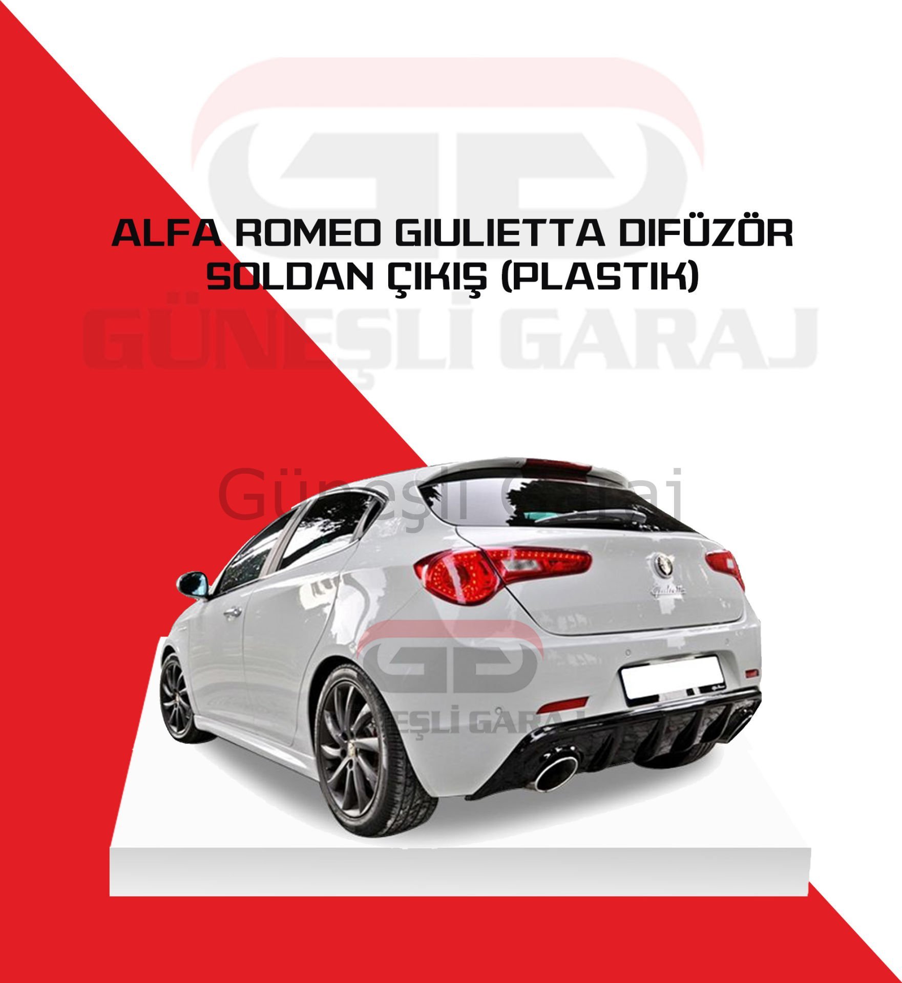 Alfa Romeo Giulietta Difüzör Soldan Çıkış (Plastik)