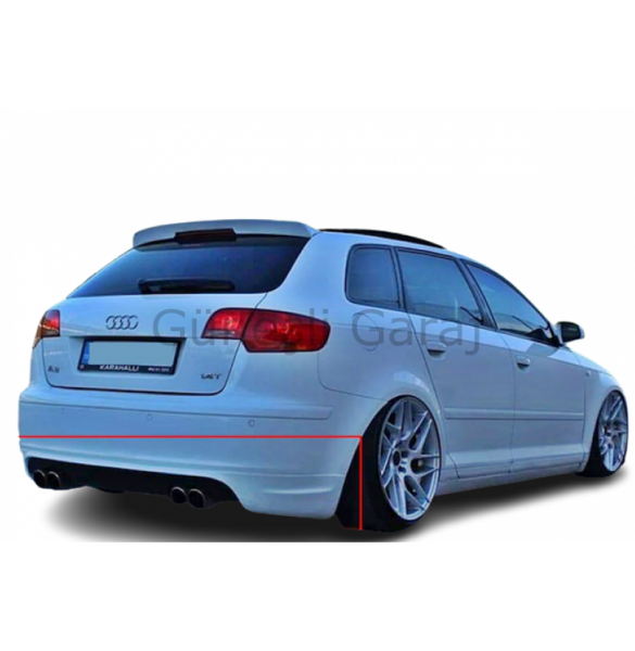 Audi A3 8P 2006-2012 4 Kapı Arka Ek (Plastik)