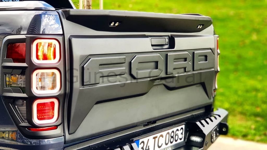 Ford Ranger Arka Kaput Kapağı Yazılı (Plastik)