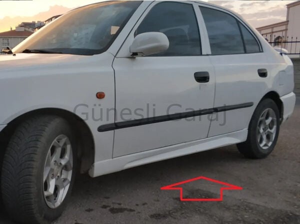 Hyundai Accent Admire 2000-2006 Marşpiyel (Plastik)