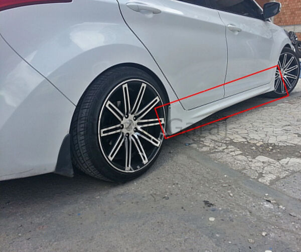 Hyundai Elantra 2011-2015 Marşpiyel (Plastik)