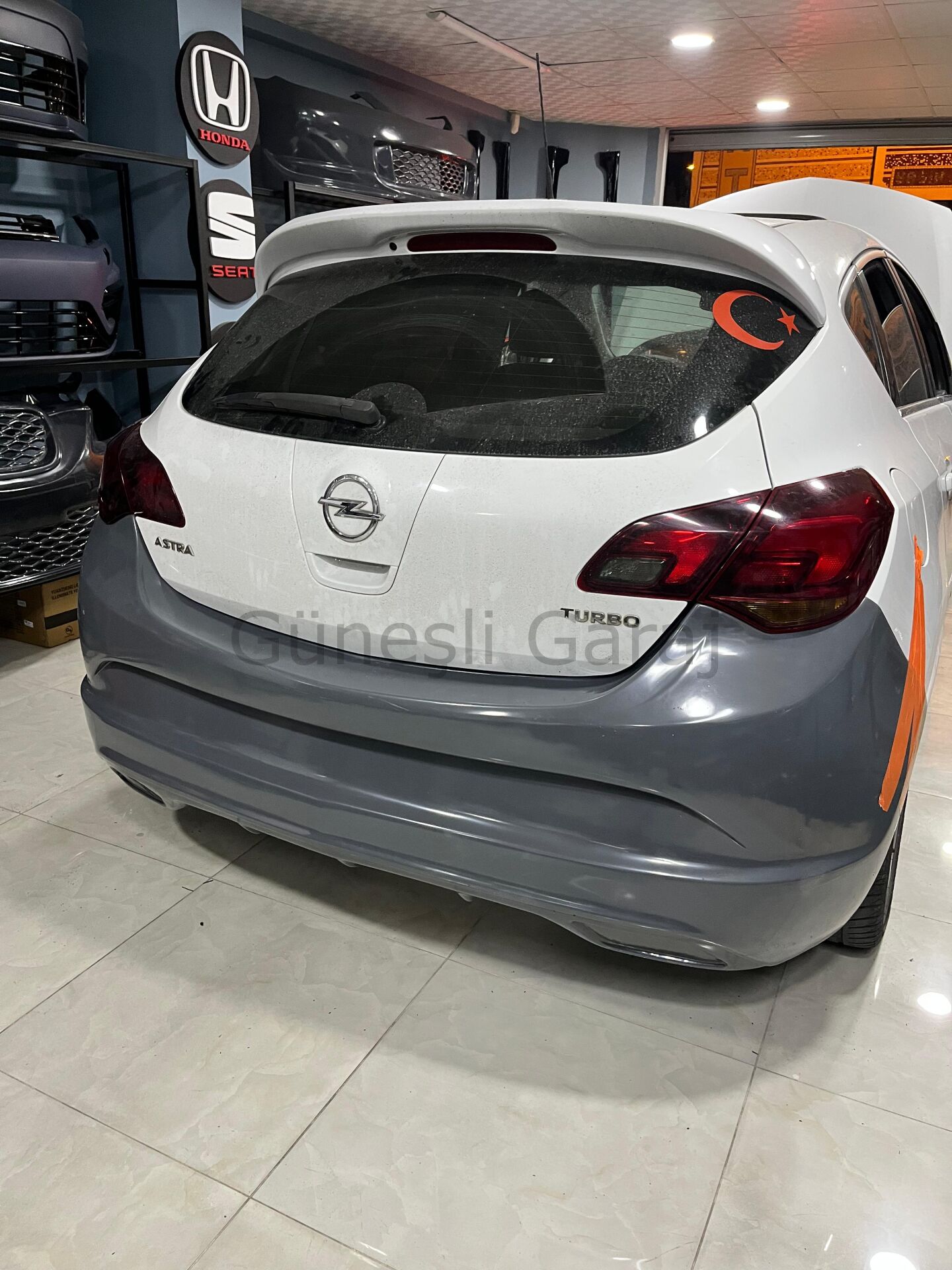 Opel Astra J OPC Arka Tampon (Plastik)