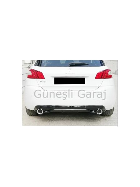 Peugeot 308 2013-2021 Egzoz Görünümlü Difüzör (Plastik)