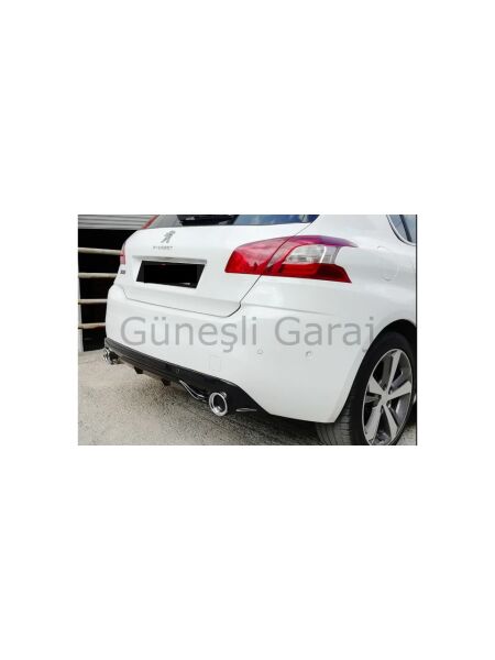 Peugeot 308 2013-2021 Egzoz Görünümlü Difüzör (Plastik)