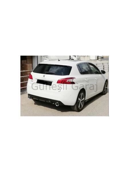Peugeot 308 2013-2021 Egzoz Görünümlü Difüzör (Plastik)