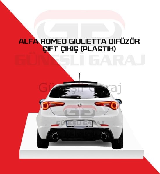 Alfa Romeo Giulietta Difüzör Çift Çıkış (Plastik)