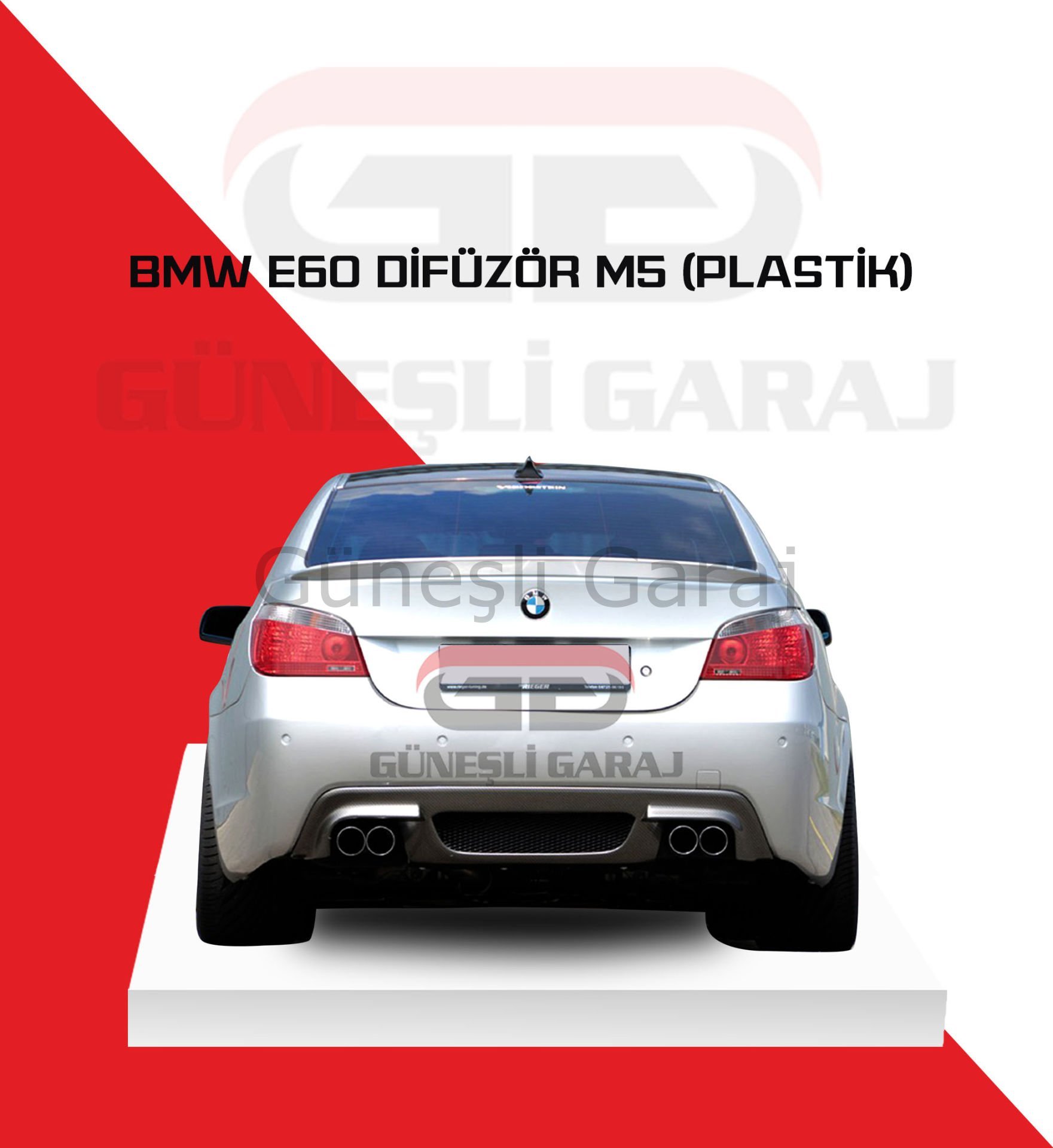 Bmw E60 Difüzör M5 (Plastik)