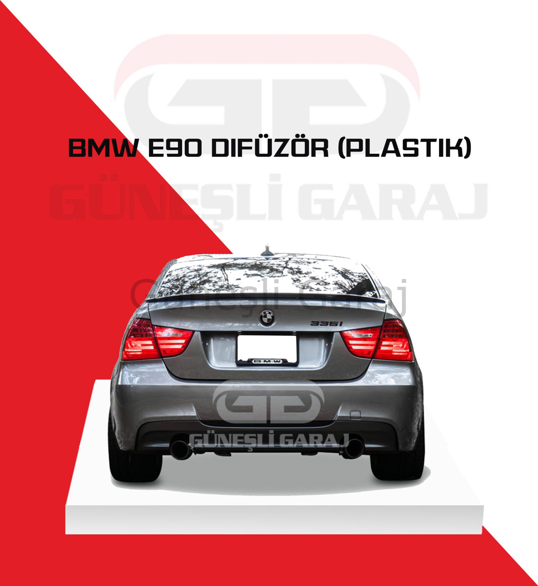 Bmw E90 Difüzör (Plastik)