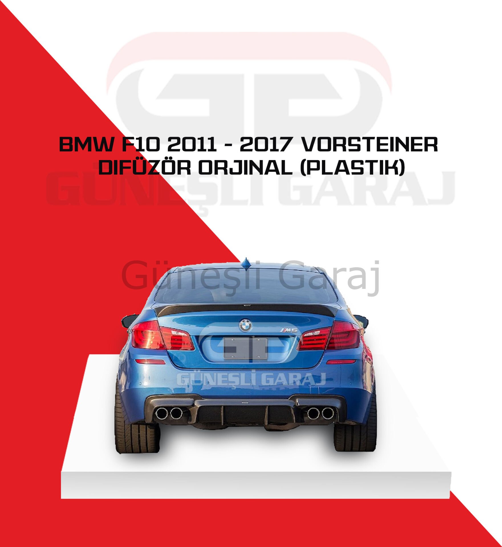 Bmw F10 2011 - 2017 Vorsteiner Difüzör Orjinal (Plastik)