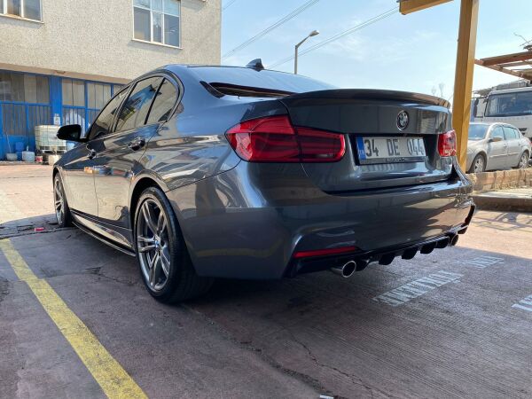 Bmw F30 2012 - 2018  M Performance Difüzör (Plastik)