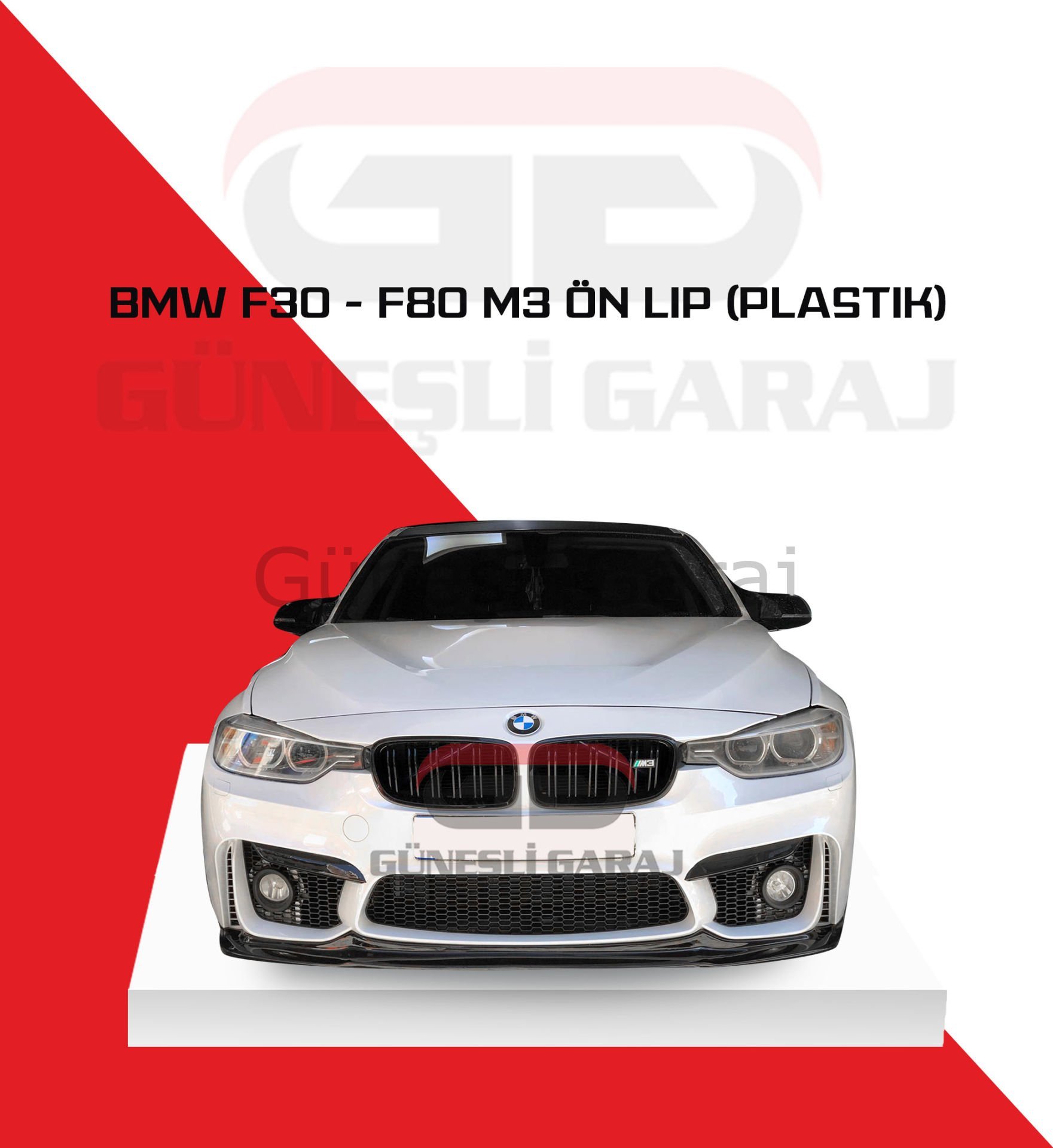 BMW F30 - F80 M3 Ön Lip (Plastik)