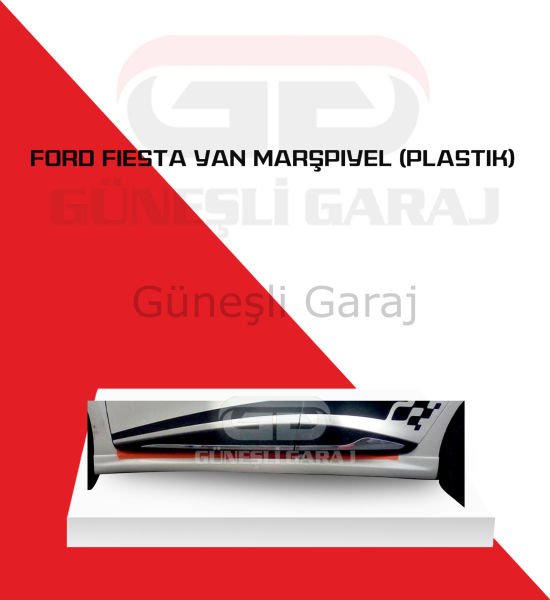 Ford Fiesta Yan Marşpiyel (Plastik)