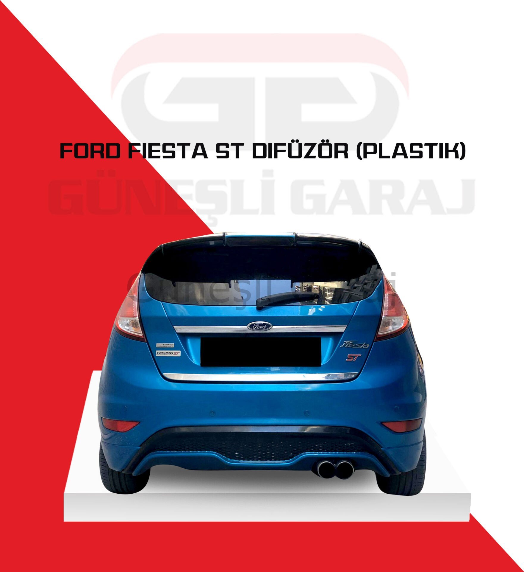 Ford Fiesta ST Difüzör (Plastik)
