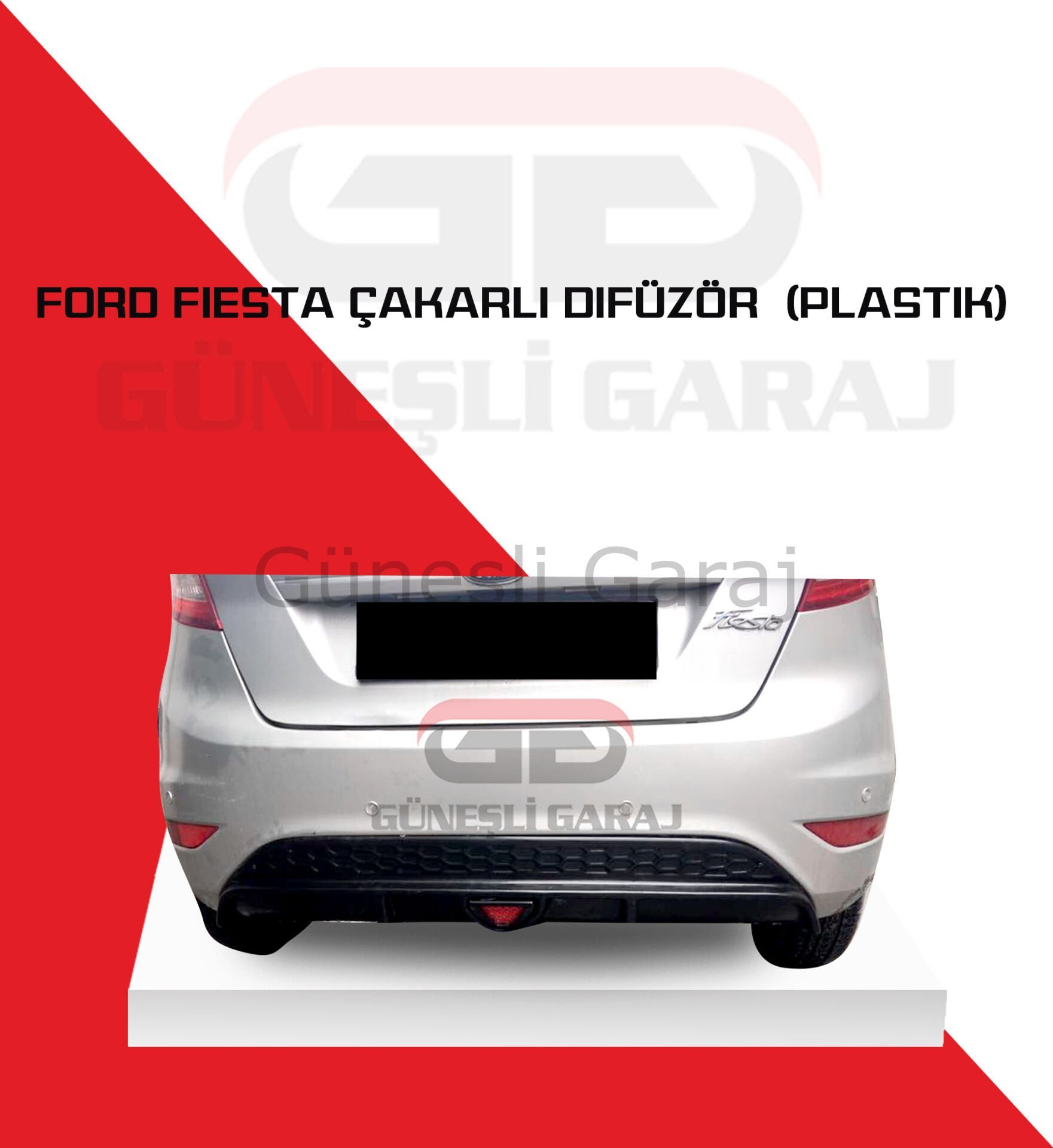 Ford Fiesta Çakarlı Difüzör  (Plastik)