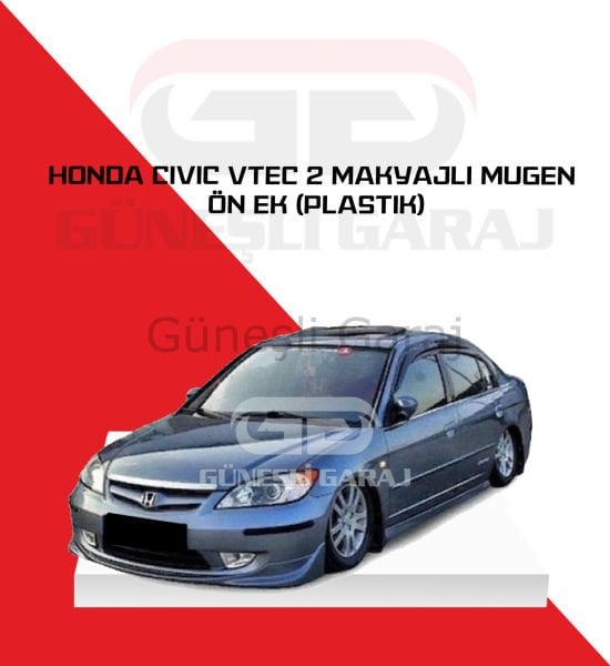 Honda Civic Vtec 2 Makyajlı Mugen Ön Ek (Plastik)