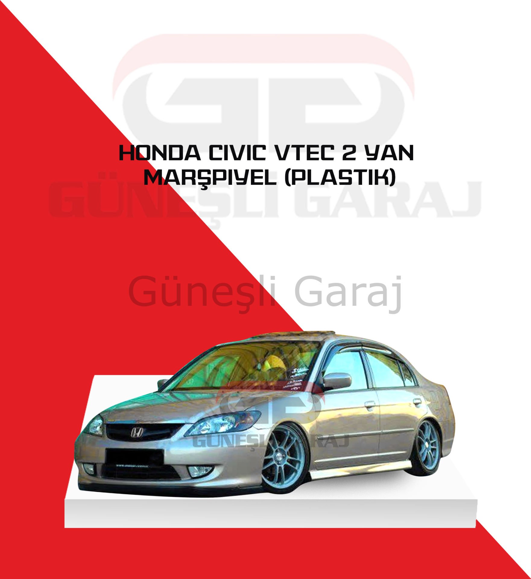 Honda Civic Vtec 2 Yan Marşpiyel (Plastik)