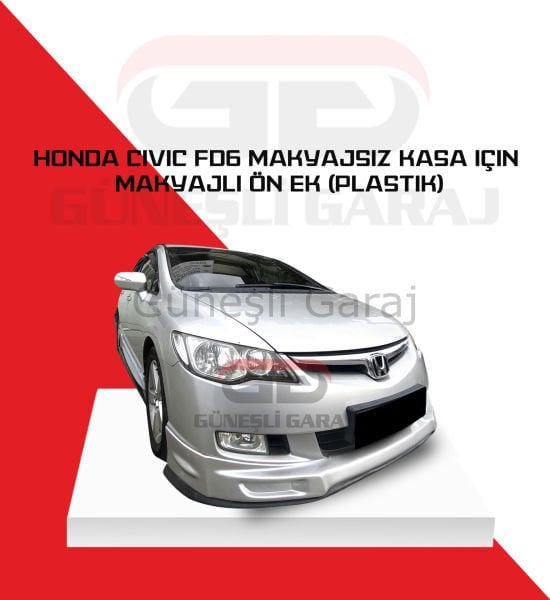 Honda Civic Fd6 Makyajsız Kasa için Makyajlı Ön Ek (Plastik)