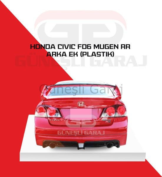 Honda Civic Fd6 Mugen RR Arka Ek (Plastik)