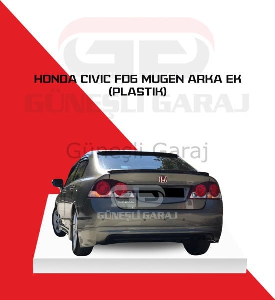 Honda Civic Fd6 Mugen Arka Ek (Plastik)