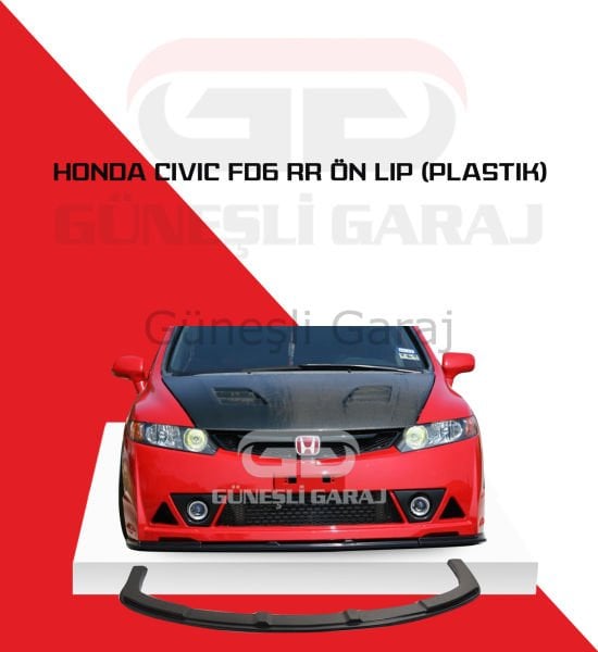 Honda Civic Fd6 RR Ön Lip (Plastik)