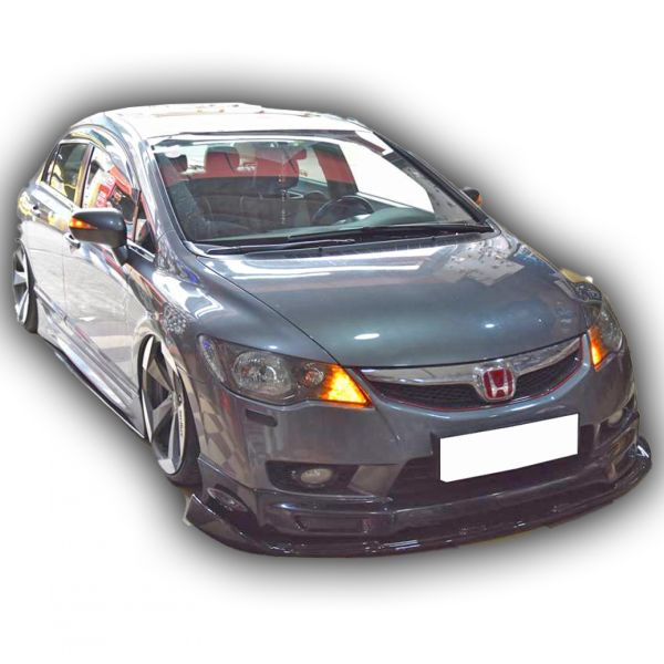 Honda Civic Fd6 RR 3 Parça Ön Lip (Plastik)