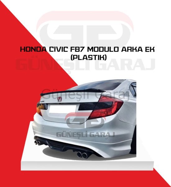 Honda Civic Fb7 Modulo Arka Ek (Plastik)