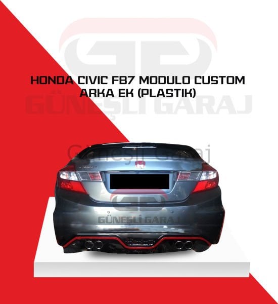 Honda Civic Fb7 Modulo Custom Arka Ek (Plastik)