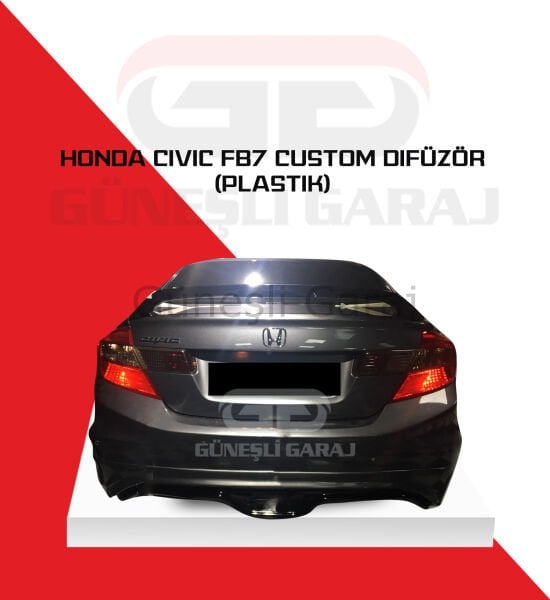 Honda Civic Fb7 Custom Difüzör (Plastik)