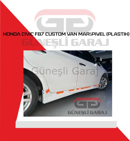 Honda Civic Fb7 Custom Yan Marşpiyel (Plastik)