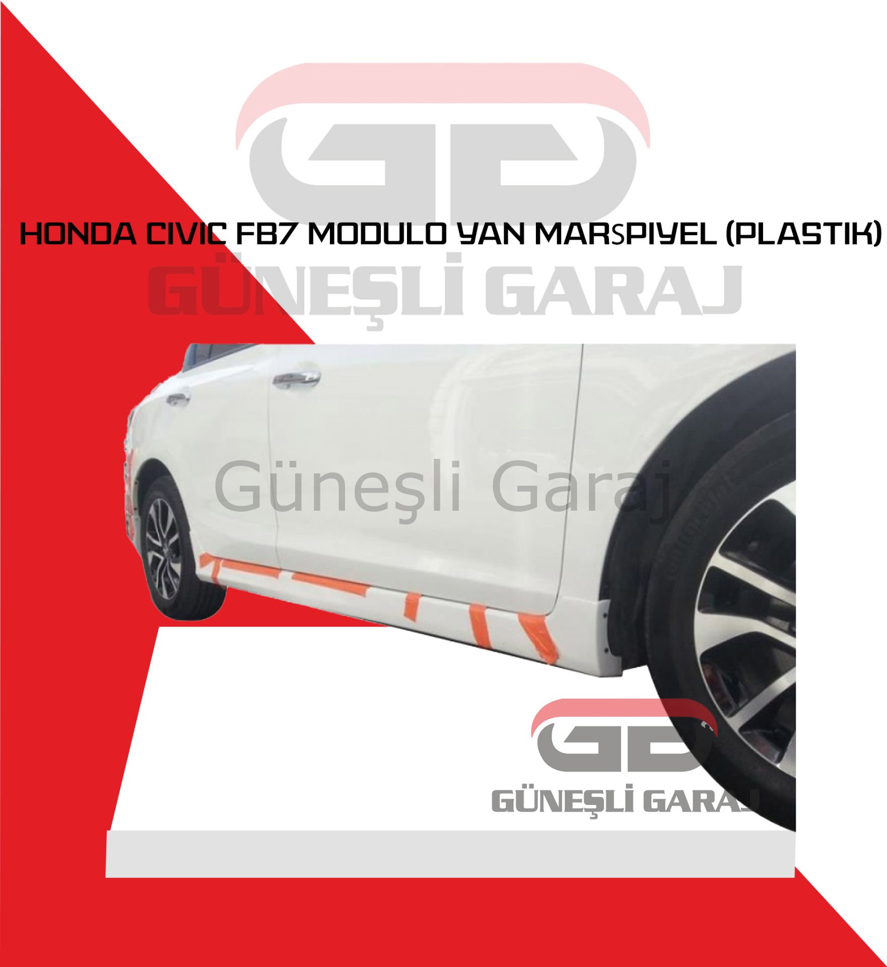Honda Civic Fb7 Modulo Yan Marşpiyel (Plastik)