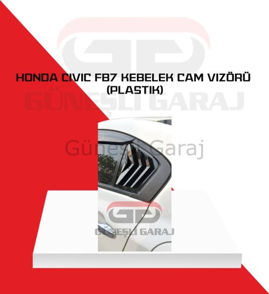 Honda Civic Fb7 Kebelek Cam Vizörü (Plastik)