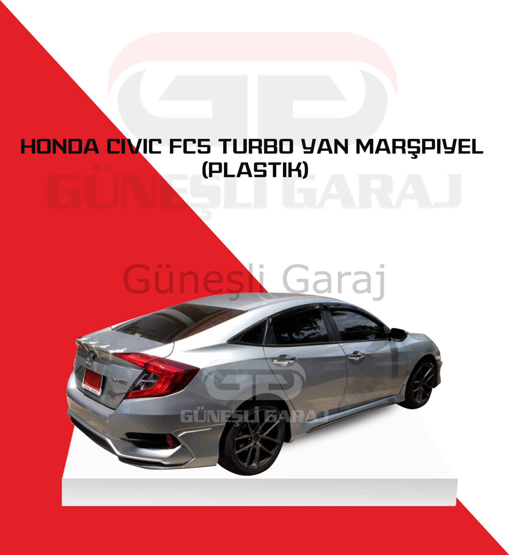 Honda Civic Fc5 Turbo Yan Marşpiyel (Plastik)