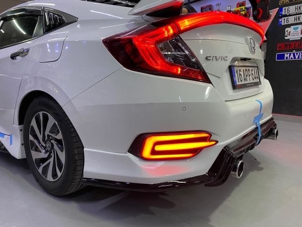 Honda Civic Fc5 Mugen Arka Ek (Plastik)