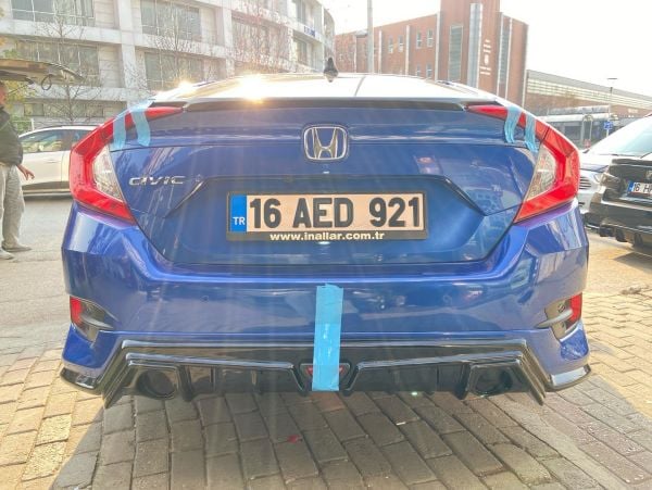 Honda Civic Fc5 Mugen Arka Ek (Plastik)
