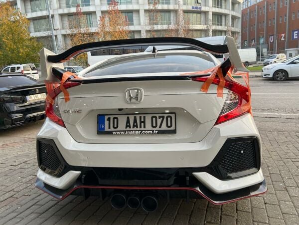 Honda Civic Fc5 6 Parça Arka Flap (Plastik)