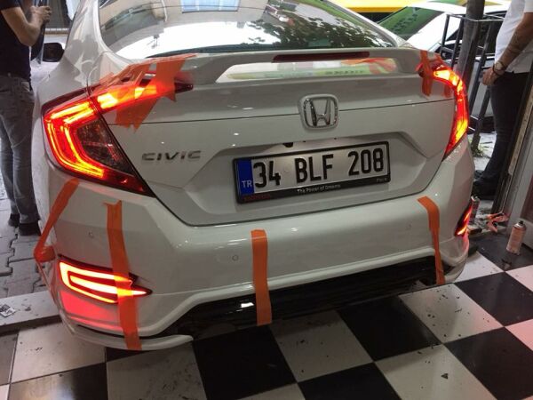 Honda Civic Fc5 Turbo Arka Ek (Plastik)