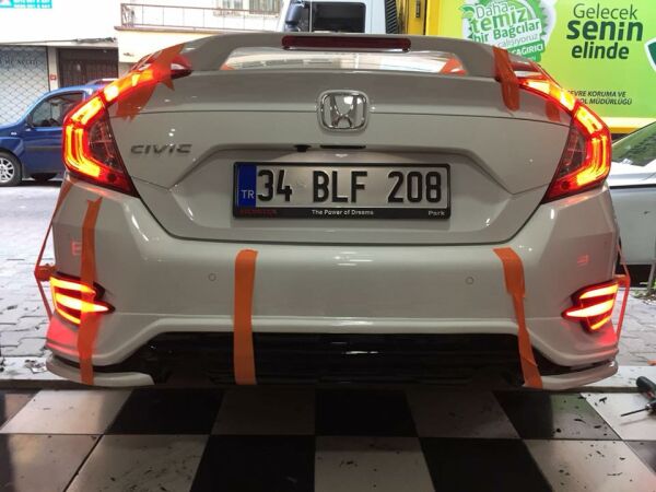 Honda Civic Fc5 Turbo Arka Ek (Plastik)