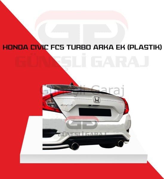 Honda Civic Fc5 Turbo Arka Ek (Plastik)