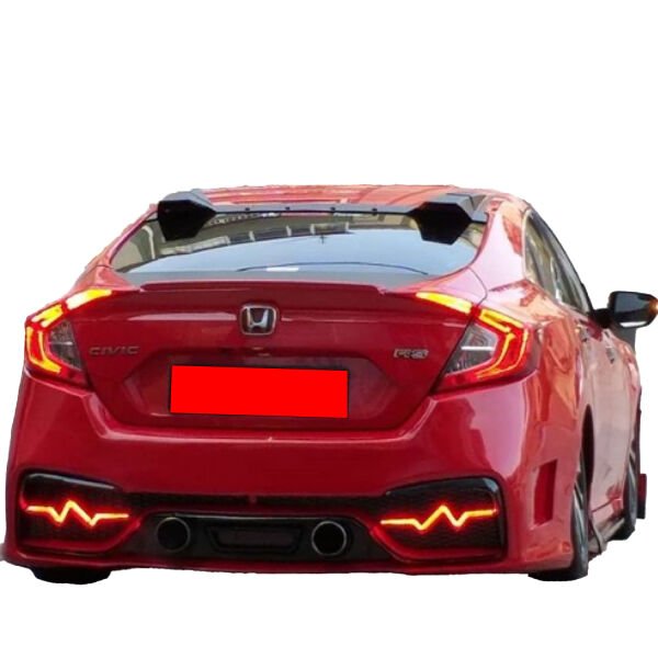 Honda Civic Fc5 Tavan Spoiler 3 Parça (Plastik)