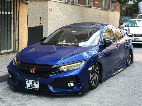 Honda Civic Fc5 Turbo Uyumlu Ön Lip (Plastik)