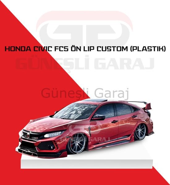 Honda Civic Fc5 Ön Lip Custom (Plastik)