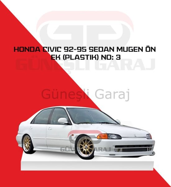 Honda Civic 92-95 Sedan Mugen Ön Ek (Plastik) No: 3