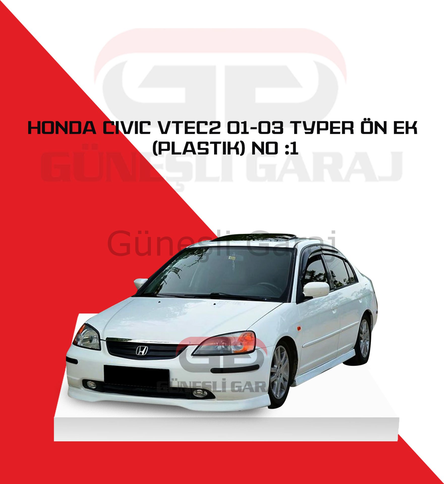 Honda Civic Vtec2 01-03 Typer Ön Ek (Plastik) No: 1