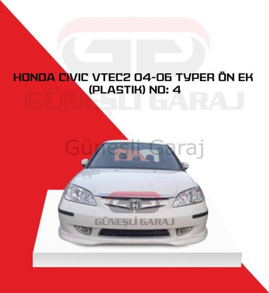 Honda Civic Vtec2 04-06 Typer Ön Ek (Plastik) No: 4