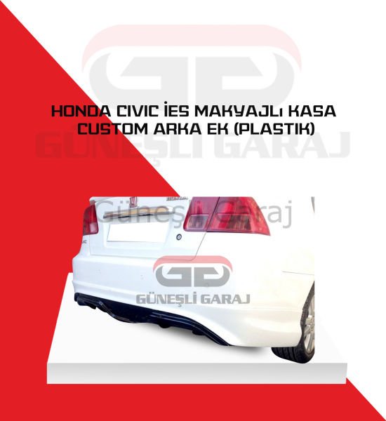 Honda Civic İes Makyajlı Kasa Custom Arka Ek (Plastik)