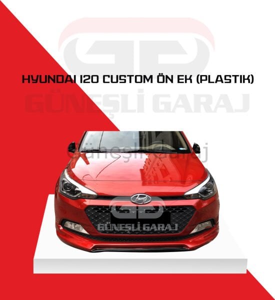 Hyundai İ20 Custom Ön Ek (Plastik)