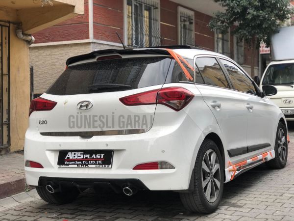 Hyundai i20 Custom Yan Marşpiyel (Plastik)