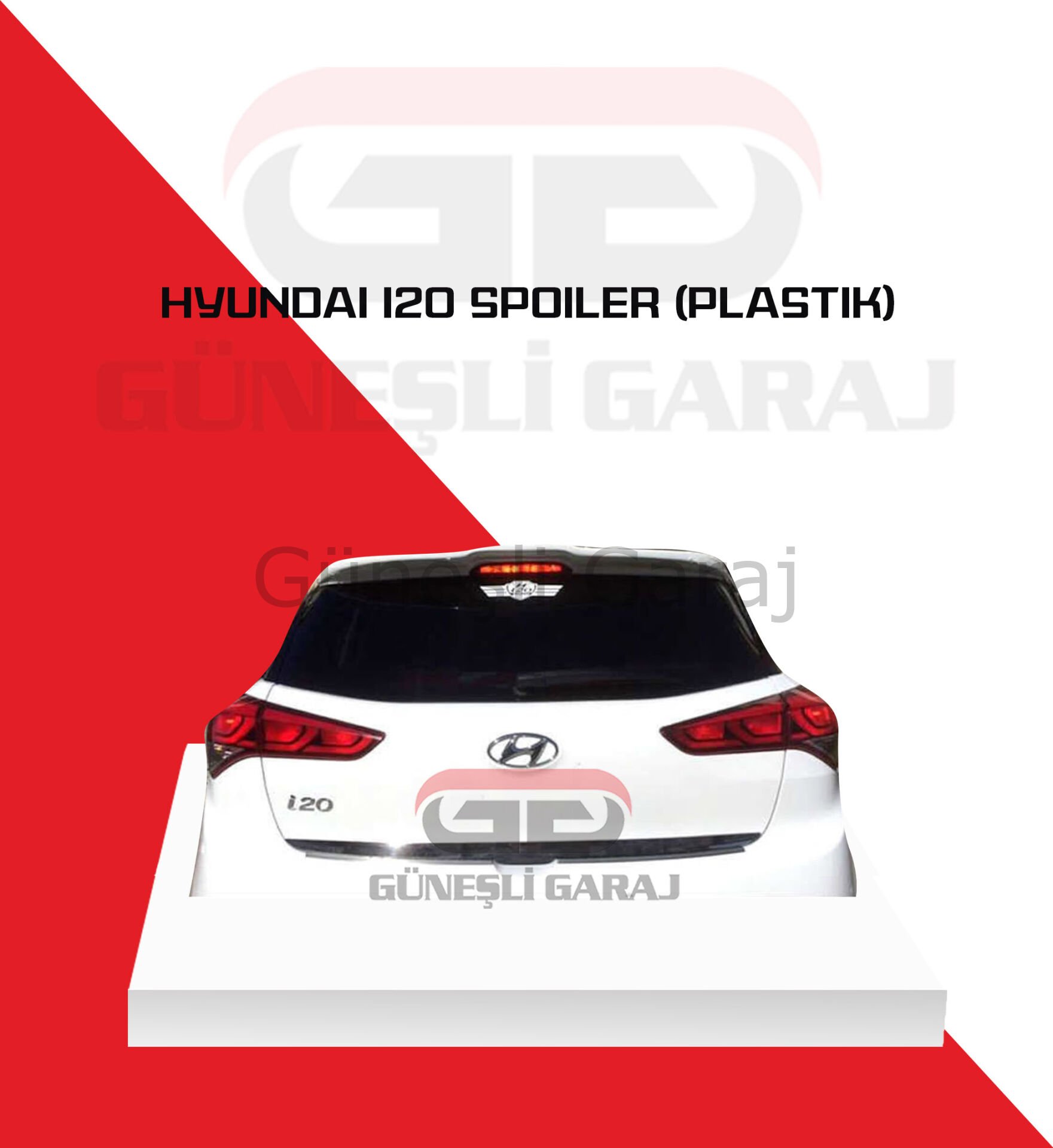 Hyundai i20 Spoiler (Plastik)