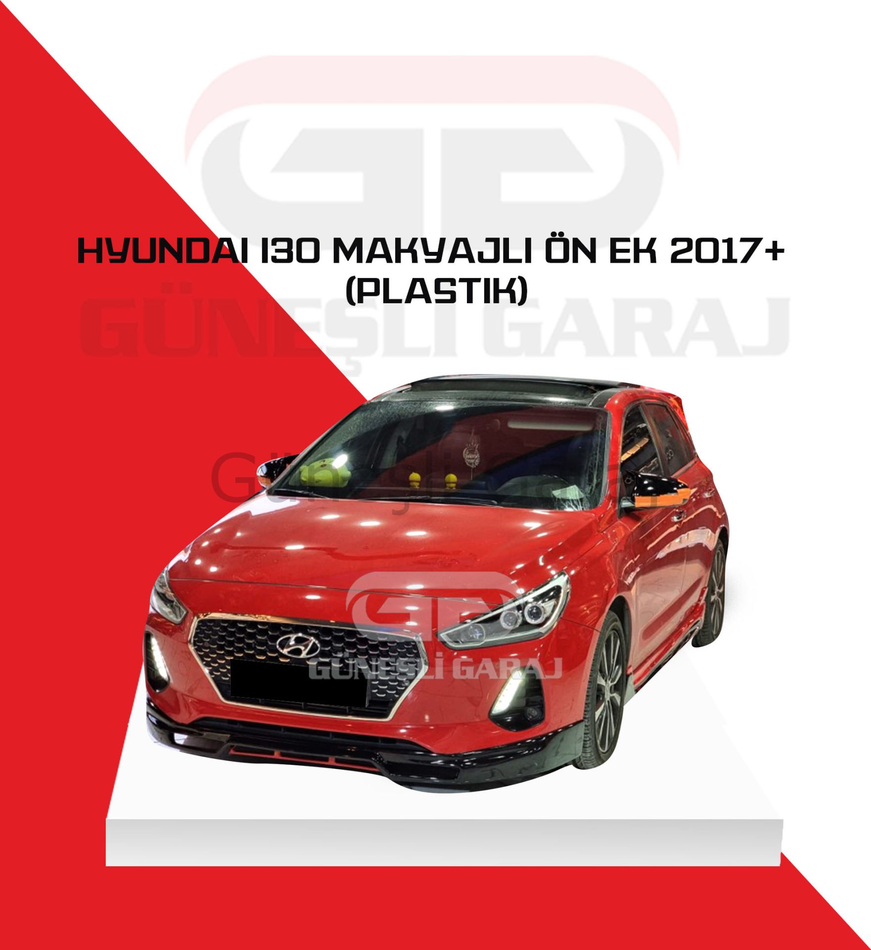 Hyundai i30 Makyajlı Ön Ek 2017+ (Plastik)