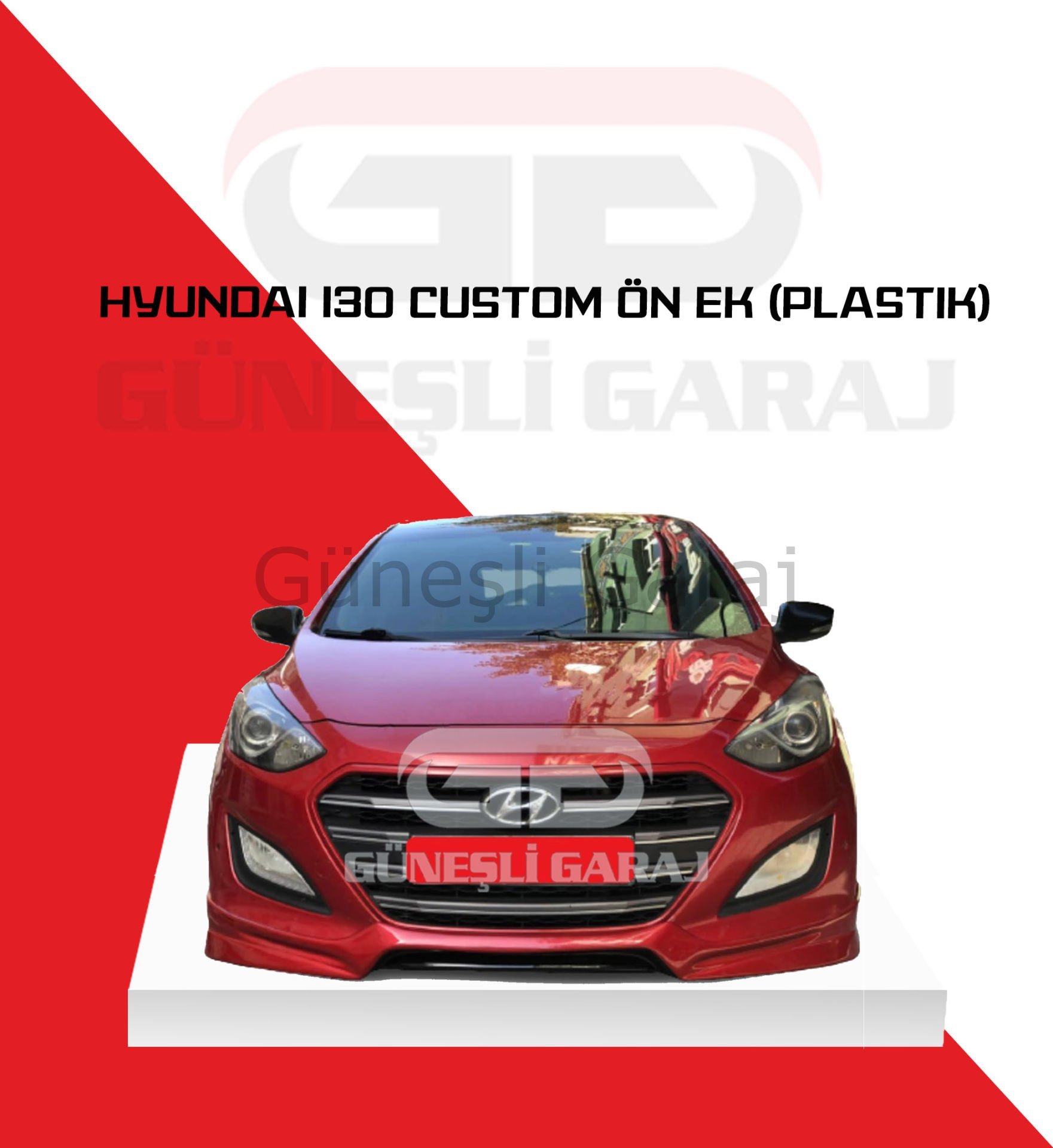 Hyundai i30 Custom Ön Ek (Plastik)